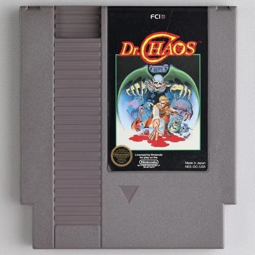 Dr. Chaos NES Nintendo Game - Authentic/Cleaned/Tested