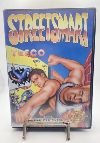Street Smart Sega Genesis Game CIB With Manual Great Condition 1991