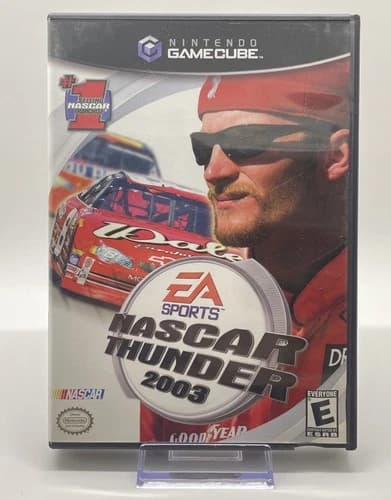 NASCAR Thunder 2003 (Nintendo GameCube) Complete With Manual