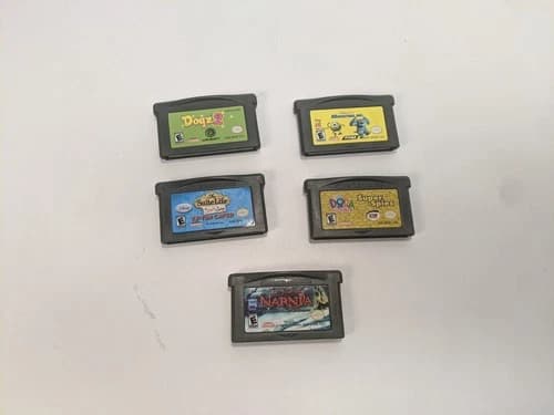 5x Gameboy Advance Games, Suite life, Dora, Narnia, Disney Monsters Inc, Dogz 2