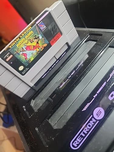 Mickey Mania The Timeless Adventure Of Mickey Mouse Snes Cart Only