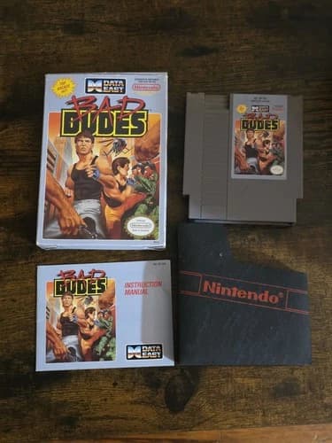 Boxed Bad Dudes CIB. Nintendo NES GREAT Game. Authentic. Tested Works. Nintendo
