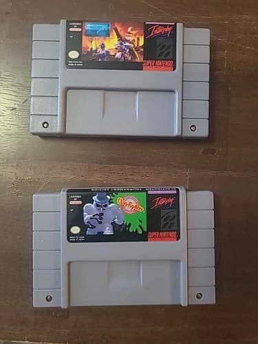 C2: ClayFighter 2 Judgment Clay And Tournament Edition SNES Authentic carts only
