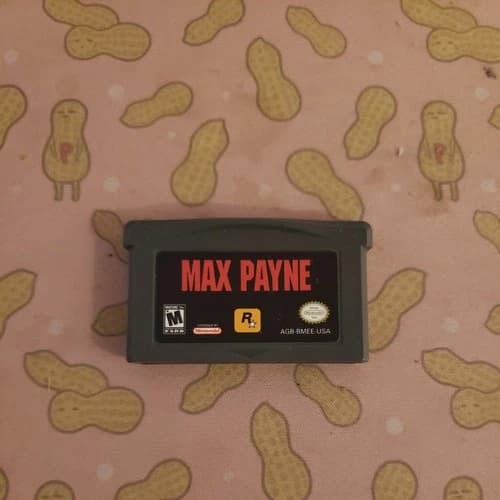Max Payne Nintendo Game Boy Advance 2003 Authentic GBA Cartridge Tested Working