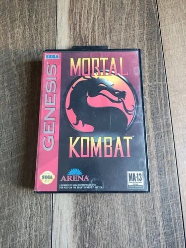 Mortal Kombat Sega Genesis Complete CIB Authentic with Hangtag Nice!