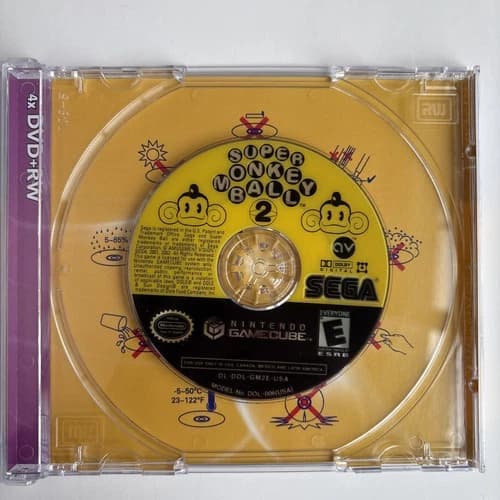 Super Monkey Ball 2 for the Nintendo GameCube DISC ONLY