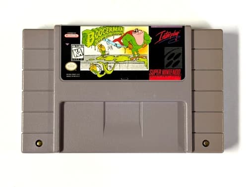 Boogerman A Pick and Flick Adventure (Super Nintendo, 1995) SNES Cartridge Only