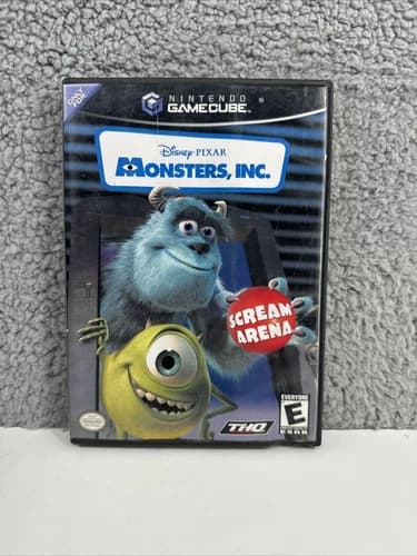 Monsters, Inc.: Scream Arena (Nintendo GameCube, 2002) Complete With Manual
