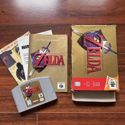 Nintendo 64 Zelda Ocarina of Time CIB N64 Authentic Complete in Box