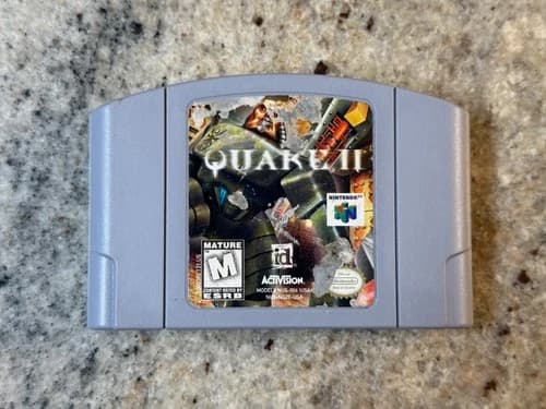 Original Nintendo N64 Video Game Cartridge - Quake II