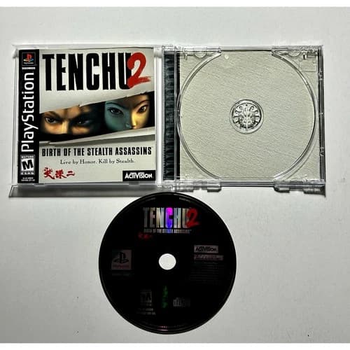Tenchu 2 (PS1 PlayStation 1)works Complete CIB w/ registration🔥