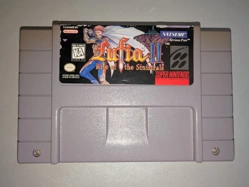 Lufia II: Rise of the Sinistrals Cartridge Super Nintendo SNES TESTED