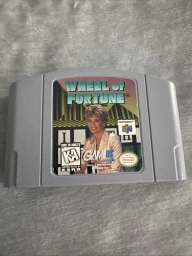Wheel of Fortune (Nintendo 64, 1997) TESTED AND WORKING N64