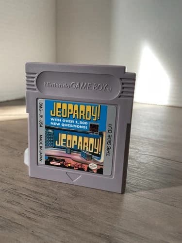 JEOPARDY! Nintendo Gameboy Cart Only