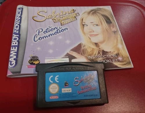 Sabrina Teenage Witch Potion Commotion Nintendo Gameboy Advance w instructions