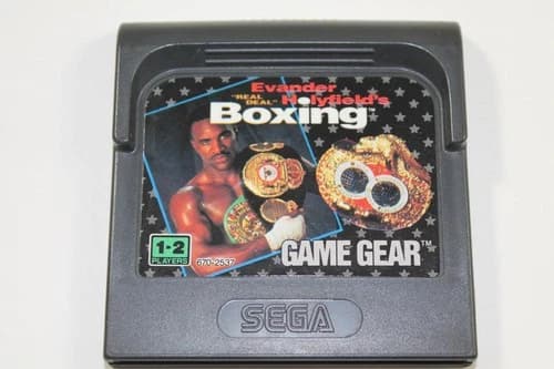 Evander Holyfield's Real Deal Boxing Sega Game Gear Cartridge