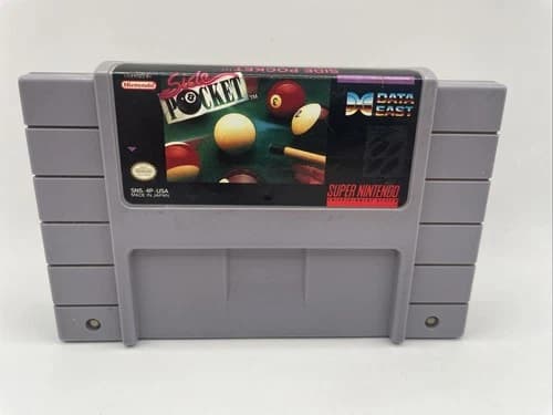 Side Pocket (Nintendo SNES, 1993) Game Only | Tested | Authentic