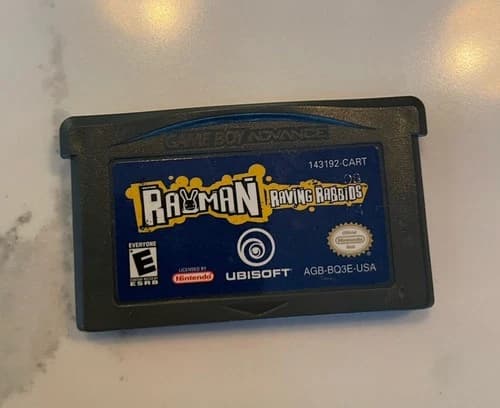 Rayman Raving Rabbids (Nintendo Game Boy Advance GBA, 2006) Authentic Cartridge
