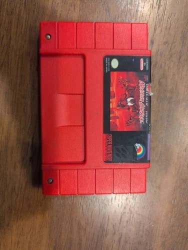 SNES Spider-Man Venom Maximum Carnage RED Cartridge AUTHENTIC Tested Working 🔥
