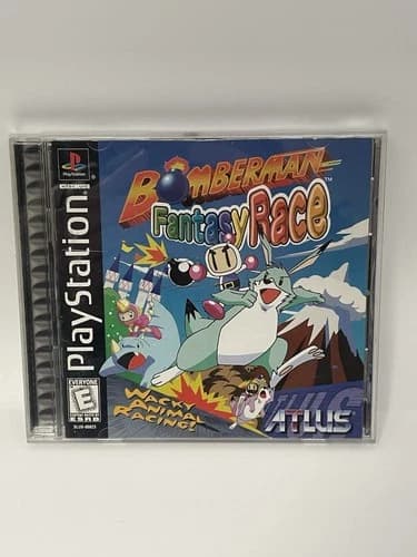 Sony Playstation - Bomberman Fantasy Race - Complete CIB w/ Reg Card