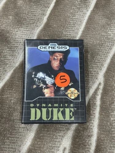 ⚡️Dynamite Duke - Sega Genesis - Complete in Box CIB Complete Authentic!⚡️