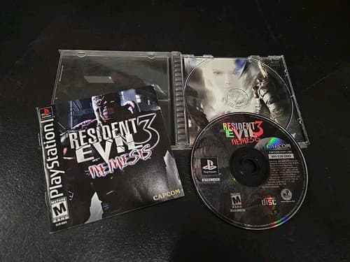 Resident Evil 3 Nemesis PlayStation 1 Ps1- CIB w/Manual Reg Card