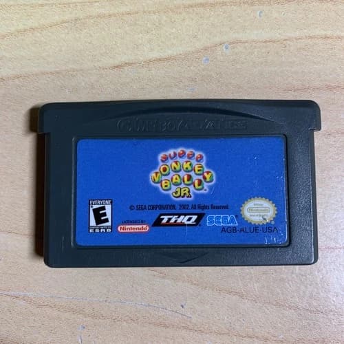Super Monkey Ball Jr. Nintendo Game Boy Advance 2002, Authentic, Tested