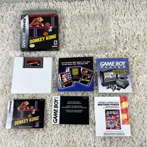 Donkey Kong Classic NES Series (Nintendo Game Boy Advance, 2004) Complete CIB