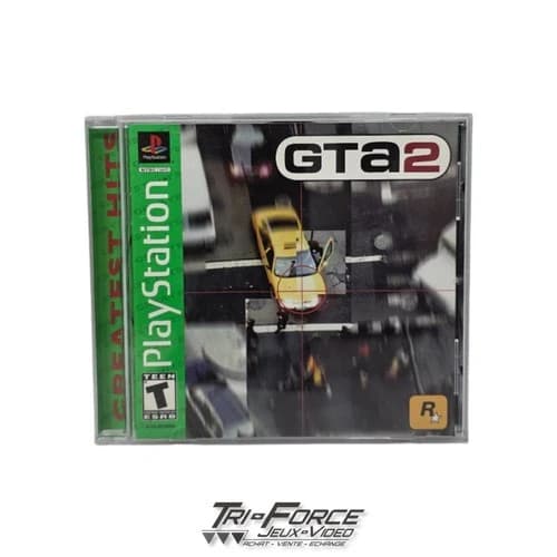 Grand Theft Auto 2 Greatest Hits PlayStation 1 PS1 NTSC Complete CIB Tested