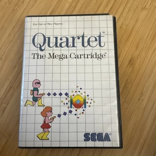 Quartet The Mega Challenge CIB (Sega Master System) Works Beautifully