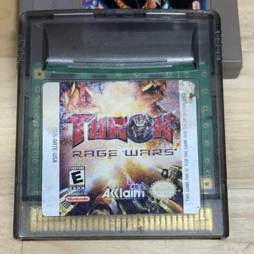 🔥Turok Rage Wars (Nintendo Game Boy Color) Game Only Authentic TESTED🔥