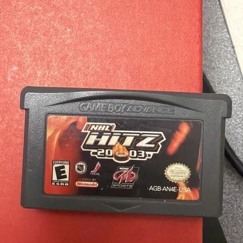 NHL Hitz 2003 – Nintendo Game Boy Advance GBA-tested and working