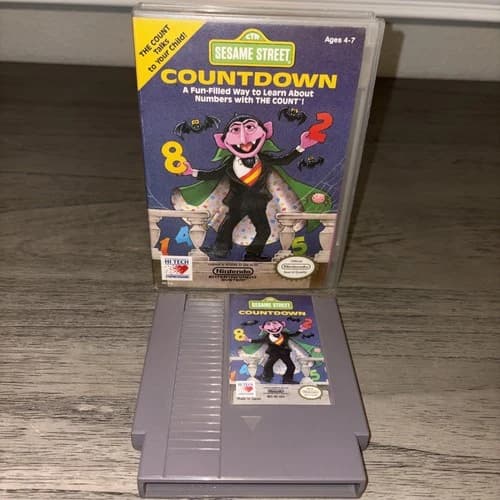 Sesame Street Countdown - Nintendo Entertainment System Very Clean