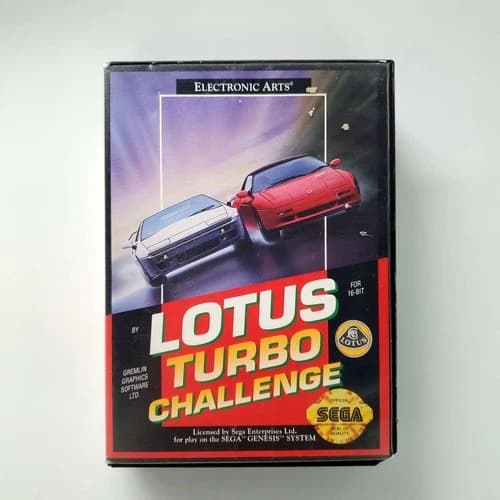 Lotus Turbo Challenge - Sega Genesis Tested Authentic 1Y Guarantee