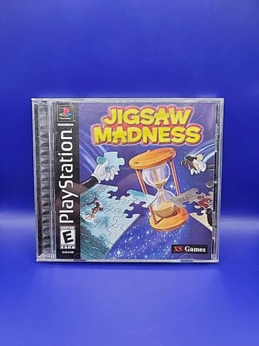 Jigsaw Madness Video Game (Sony PlayStation 1) PS1 Complete CIB