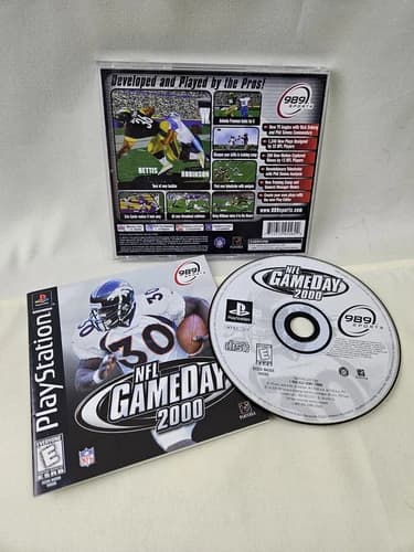 NFL GameDay 2000 - Sony PlayStation CIB Complete Tested PS1 Video Game