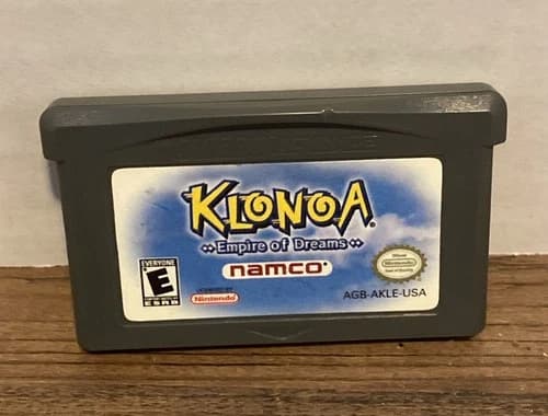 Nintendo Gameboy Advance Klonoa Empire Of Dreams Authentic Tested Working!