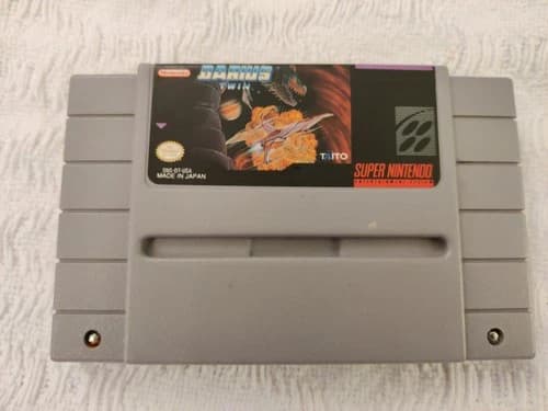 Darius Twin (Super Nintendo Entertainment System, 1991) ORIGINAL TESTED WORKING