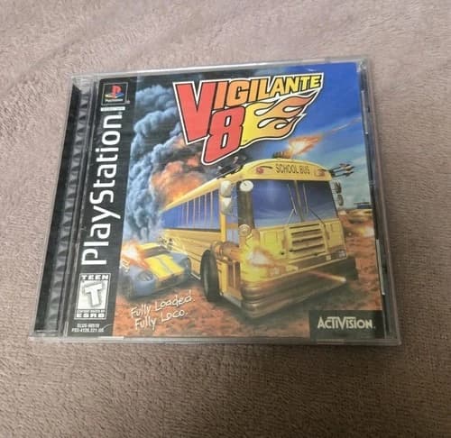 Vigilante 8 Sony PlayStation 1 PS1 Black Label Game Complete (1998) - Tested