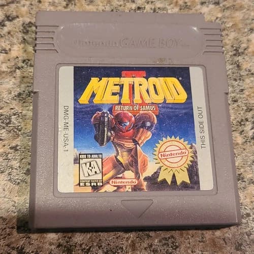 Metroid II 2 Return of Samus Nintendo Gameboy Authentic Cartridge Only (H2)