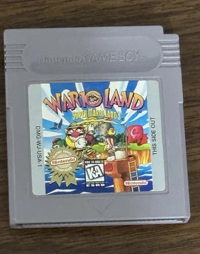 Nintendo Wario Land: Super Mario Land 3 Game Boy Compatible with GBA SP