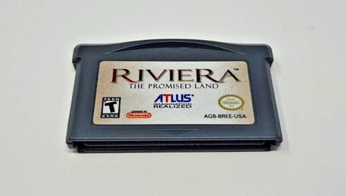 Riviera The Promised Land Nintendo Game Boy Advance GBA 2005 Authentic Tested +
