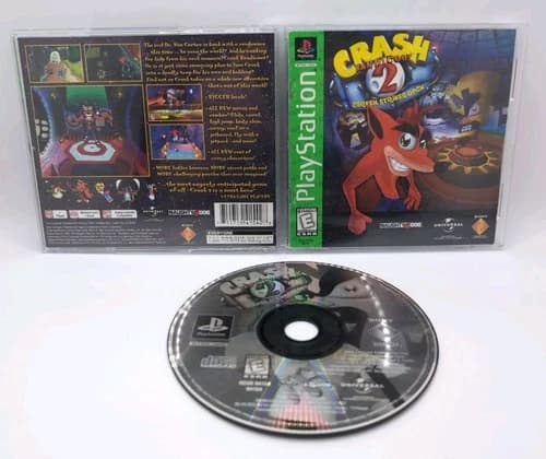 Crash Bandicoot 2: Cortex Strikes Back (Sony PlayStation, 1997) PS1