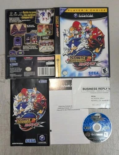 Sonic Adventure 2 Battle (Nintendo GameCube, 2004) Tested CIB
