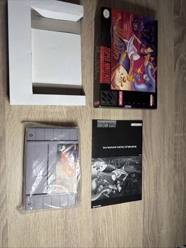Disney's Aladdin Game (Super Nintendo SNES) Authentic EXCELLENT CIB