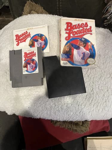 nes nintendo game Bases Loaded Works Good Fast Shipping
