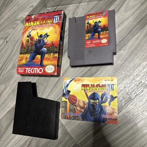 Ninja Gaiden 3: The Ancient Ship Of Doom COMPLETE CIB (Nintendo NES)