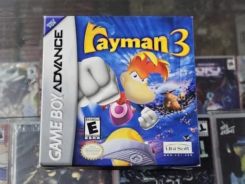 Rayman 3 (Nintendo Game Boy Advance, 2003) Complete CIB GBA Authentic CLEAN