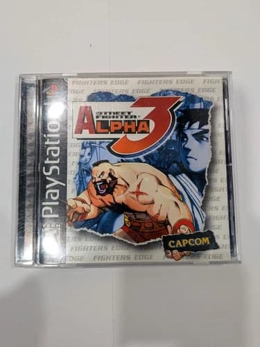 Street Fighter Alpha 3 PlayStation 1 PS1 Complete w/REG. CARD