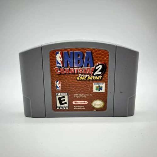 Nintendo N64 NBA Court Side 2 Feat Kobe Bryant Authentic Tested & Working 1999